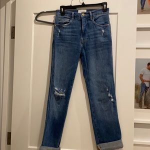 Frame Le Sylvie Slender Straight Jeans